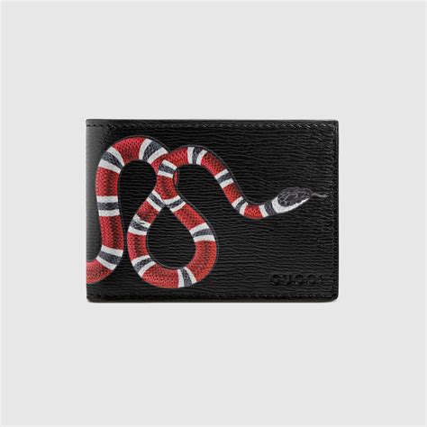 gucci wallet snake print|Gucci wallet snake original.